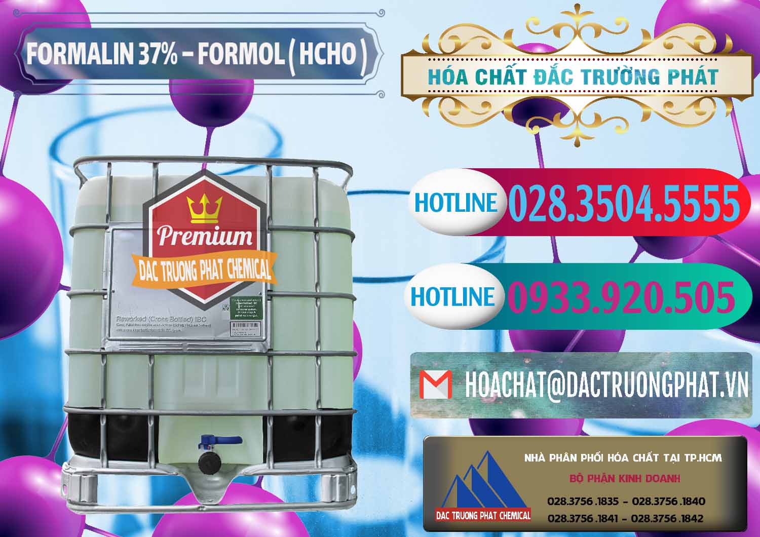 Cty kinh doanh và phân phối Formalin - Formol ( HCHO ) 37% Việt Nam - 0187 - Nơi phân phối - cung cấp hóa chất tại TP.HCM - truongphat.vn