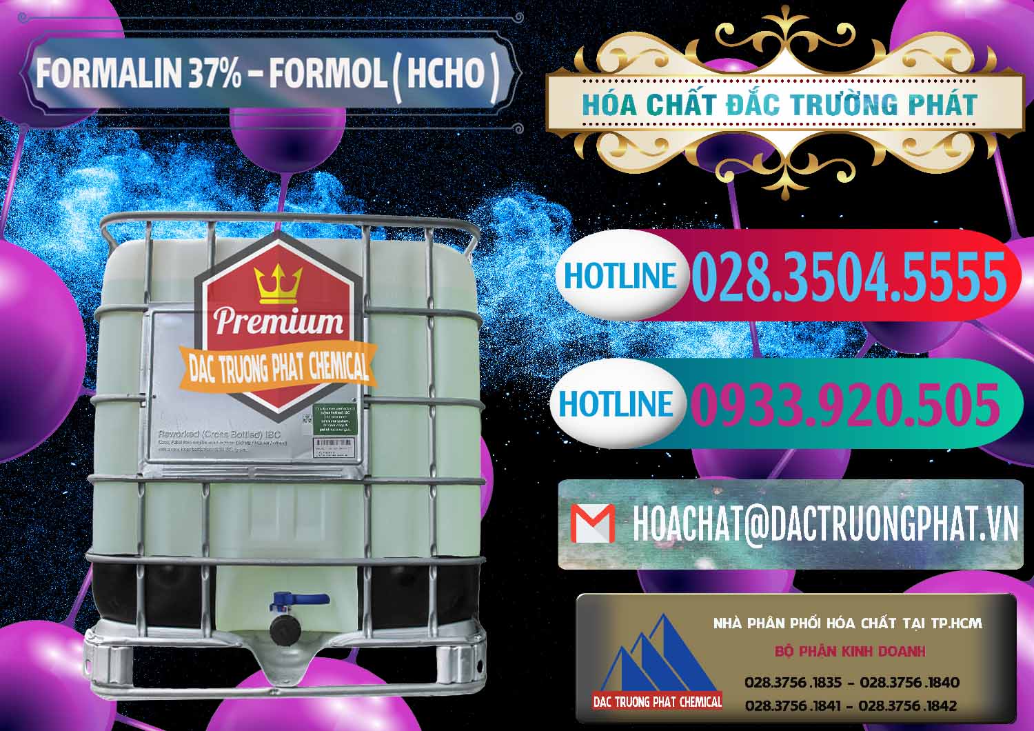 Công ty chuyên kinh doanh & phân phối Formalin - Formol ( HCHO ) 37% Việt Nam - 0187 - Công ty chuyên cung cấp và bán hóa chất tại TP.HCM - truongphat.vn