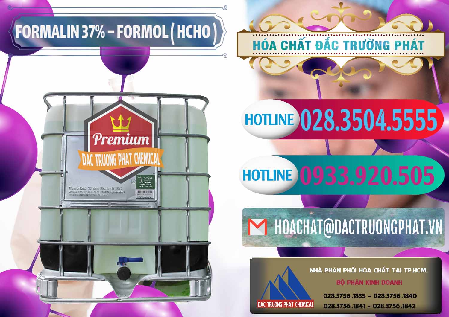 Phân phối _ bán Formalin - Formol ( HCHO ) 37% Việt Nam - 0187 - Chuyên cung cấp - phân phối hóa chất tại TP.HCM - truongphat.vn