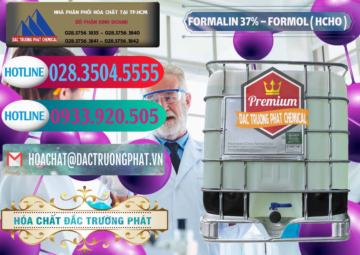 Công ty chuyên cung ứng _ phân phối Formalin - Formol ( HCHO ) 37% Việt Nam - 0187 - Cty cung ứng ( phân phối ) hóa chất tại TP.HCM - truongphat.vn