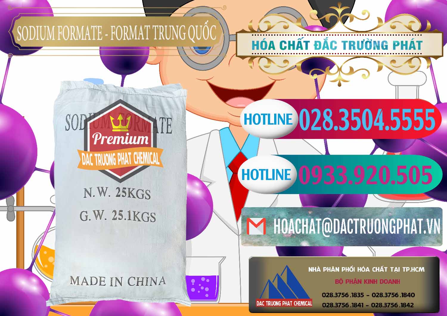 Cty phân phối _ bán Sodium Formate - Natri Format Trung Quốc China - 0142 - Nhà cung cấp ( phân phối ) hóa chất tại TP.HCM - truongphat.vn