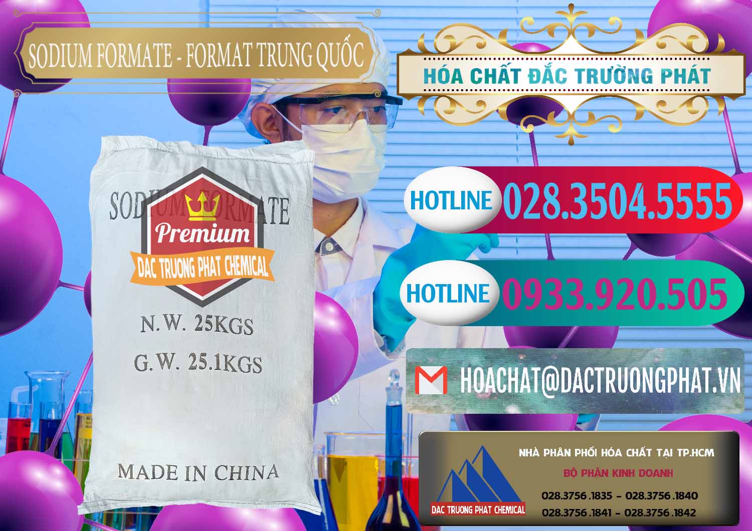 Nơi chuyên bán & cung ứng Sodium Formate - Natri Format Trung Quốc China - 0142 - Công ty chuyên cung ứng - phân phối hóa chất tại TP.HCM - truongphat.vn