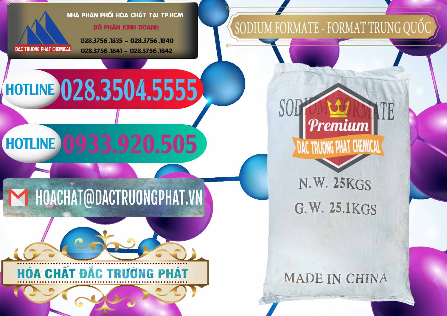 Kinh doanh ( bán ) Sodium Formate - Natri Format Trung Quốc China - 0142 - Chuyên bán và phân phối hóa chất tại TP.HCM - truongphat.vn