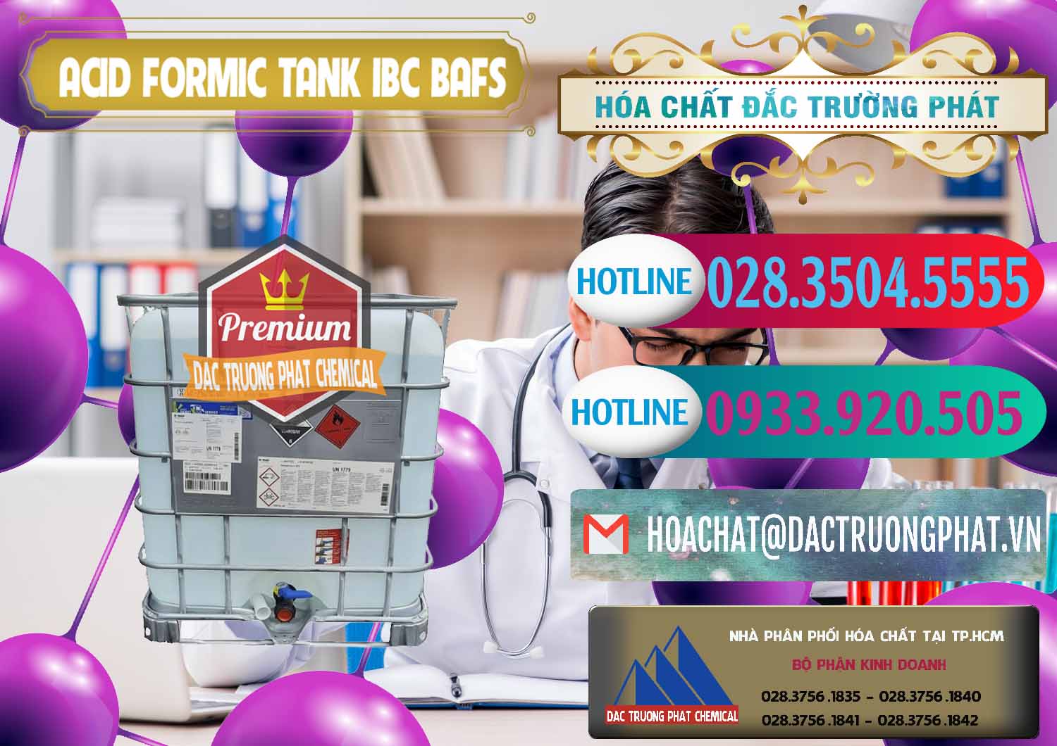 Đơn vị chuyên bán - phân phối Acid Formic - Axit Formic Tank - Bồn IBC BASF Đức - 0366 - Nơi nhập khẩu _ cung cấp hóa chất tại TP.HCM - truongphat.vn