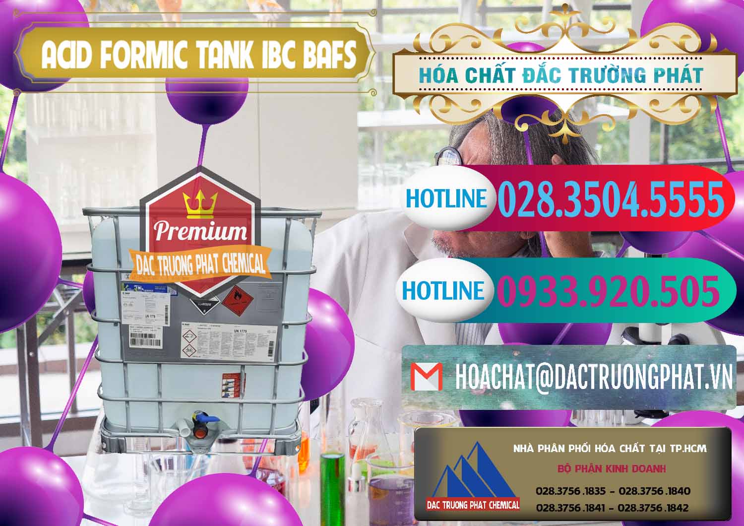 Bán và phân phối Acid Formic - Axit Formic Tank - Bồn IBC BASF Đức - 0366 - Cty chuyên cung cấp - nhập khẩu hóa chất tại TP.HCM - truongphat.vn