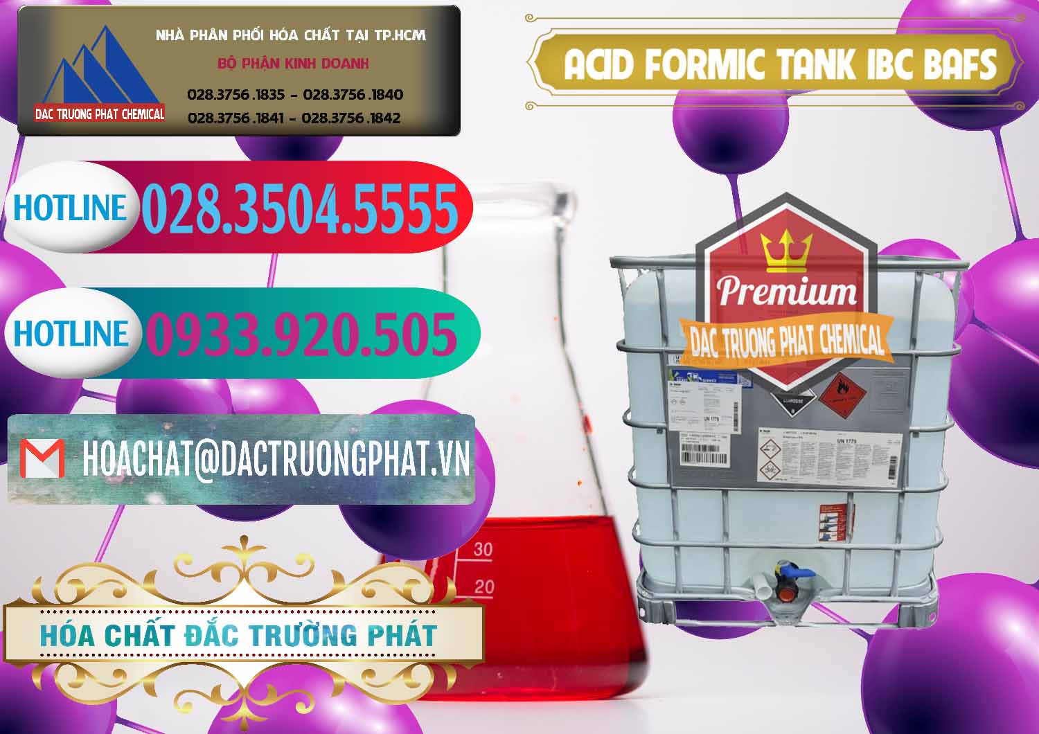 Bán - phân phối Acid Formic - Axit Formic Tank - Bồn IBC BASF Đức - 0366 - Cung cấp _ kinh doanh hóa chất tại TP.HCM - truongphat.vn
