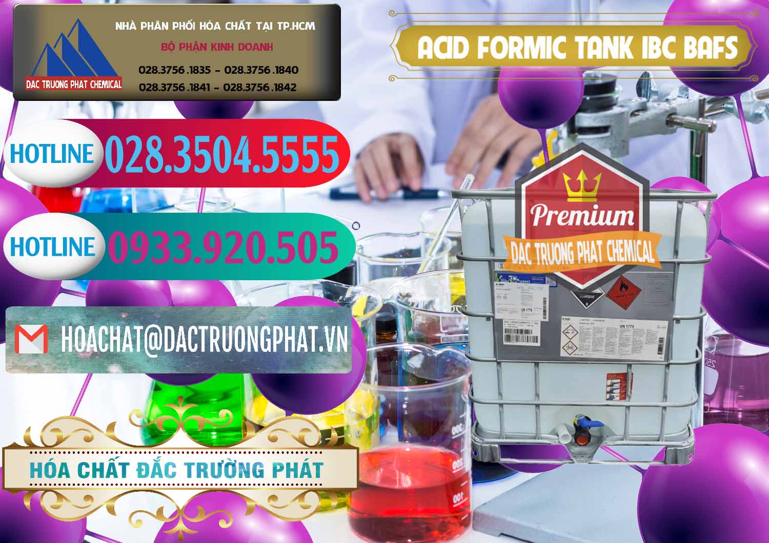 Nơi cung cấp ( bán ) Acid Formic - Axit Formic Tank - Bồn IBC BASF Đức - 0366 - Nơi chuyên nhập khẩu ( phân phối ) hóa chất tại TP.HCM - truongphat.vn