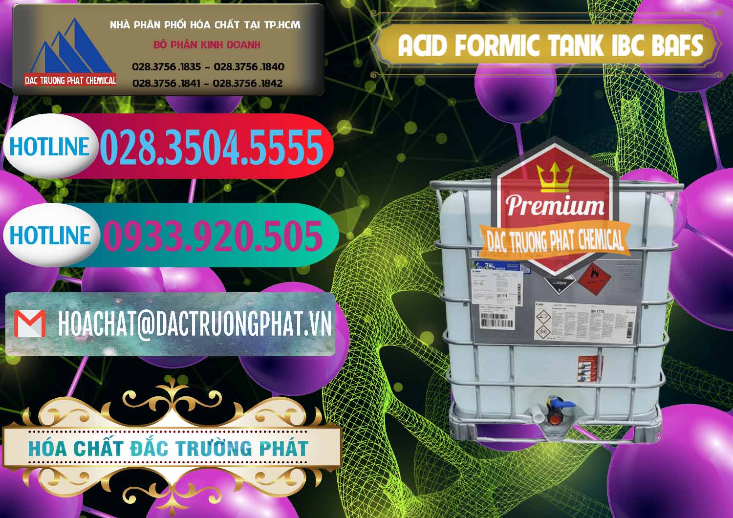 Nơi bán & phân phối Acid Formic - Axit Formic Tank - Bồn IBC BASF Đức - 0366 - Phân phối & kinh doanh hóa chất tại TP.HCM - truongphat.vn