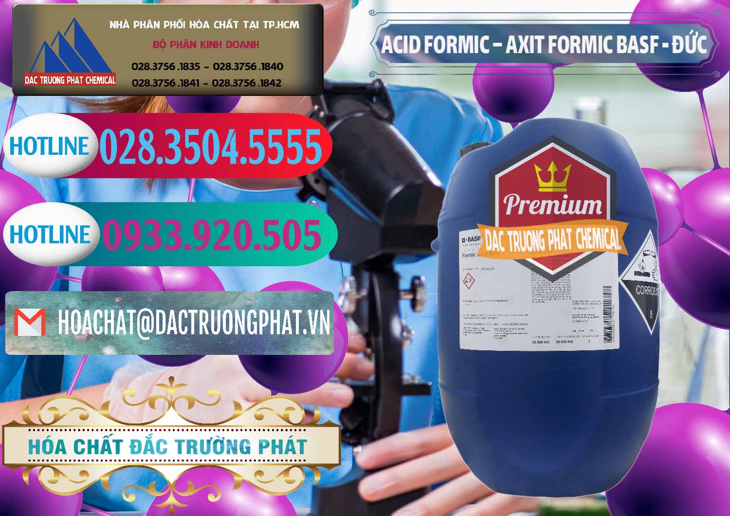 Cty nhập khẩu ( bán ) Acid Formic - Axit Formic BASF Đức Germany - 0028 - Nhà cung cấp & phân phối hóa chất tại TP.HCM - truongphat.vn
