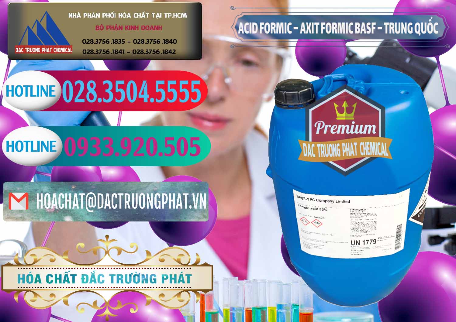 Công ty bán & cung ứng Acid Formic - Axit Formic BASF Trung Quốc China - 0025 - Cty nhập khẩu ( cung cấp ) hóa chất tại TP.HCM - truongphat.vn