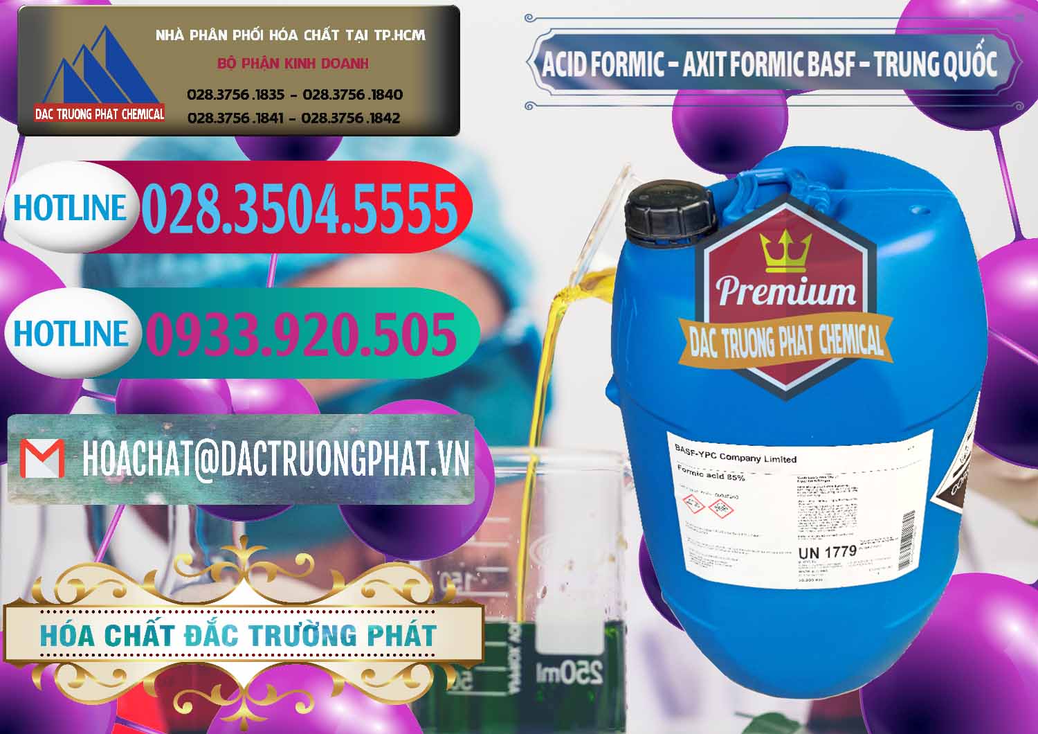 Nơi bán ( phân phối ) Acid Formic - Axit Formic BASF Trung Quốc China - 0025 - Nhà nhập khẩu và phân phối hóa chất tại TP.HCM - truongphat.vn