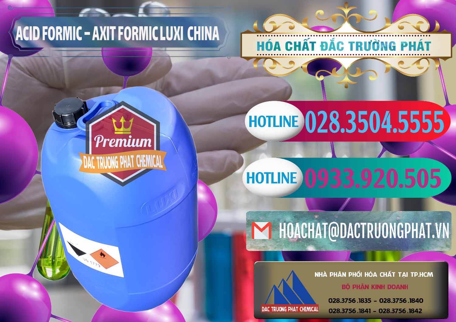 Chuyên nhập khẩu - bán Acid Formic - Axit Formic Luxi Trung Quốc China - 0029 - Nơi cung ứng _ phân phối hóa chất tại TP.HCM - truongphat.vn