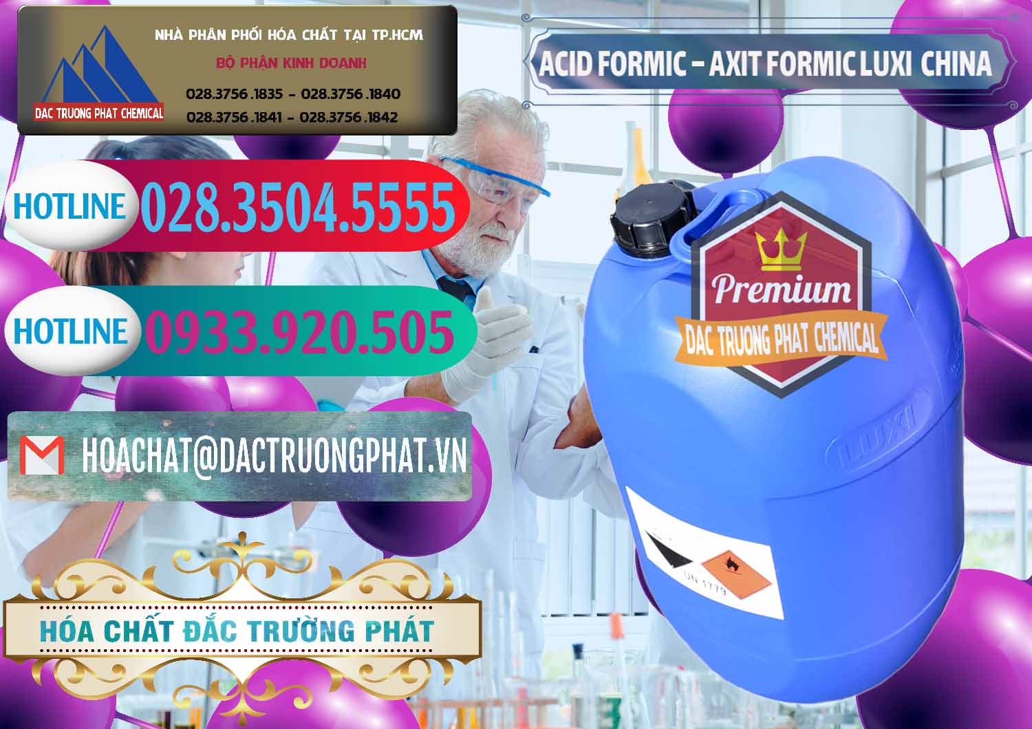Đơn vị chuyên nhập khẩu _ bán Acid Formic - Axit Formic Luxi Trung Quốc China - 0029 - Công ty chuyên cung cấp & bán hóa chất tại TP.HCM - truongphat.vn