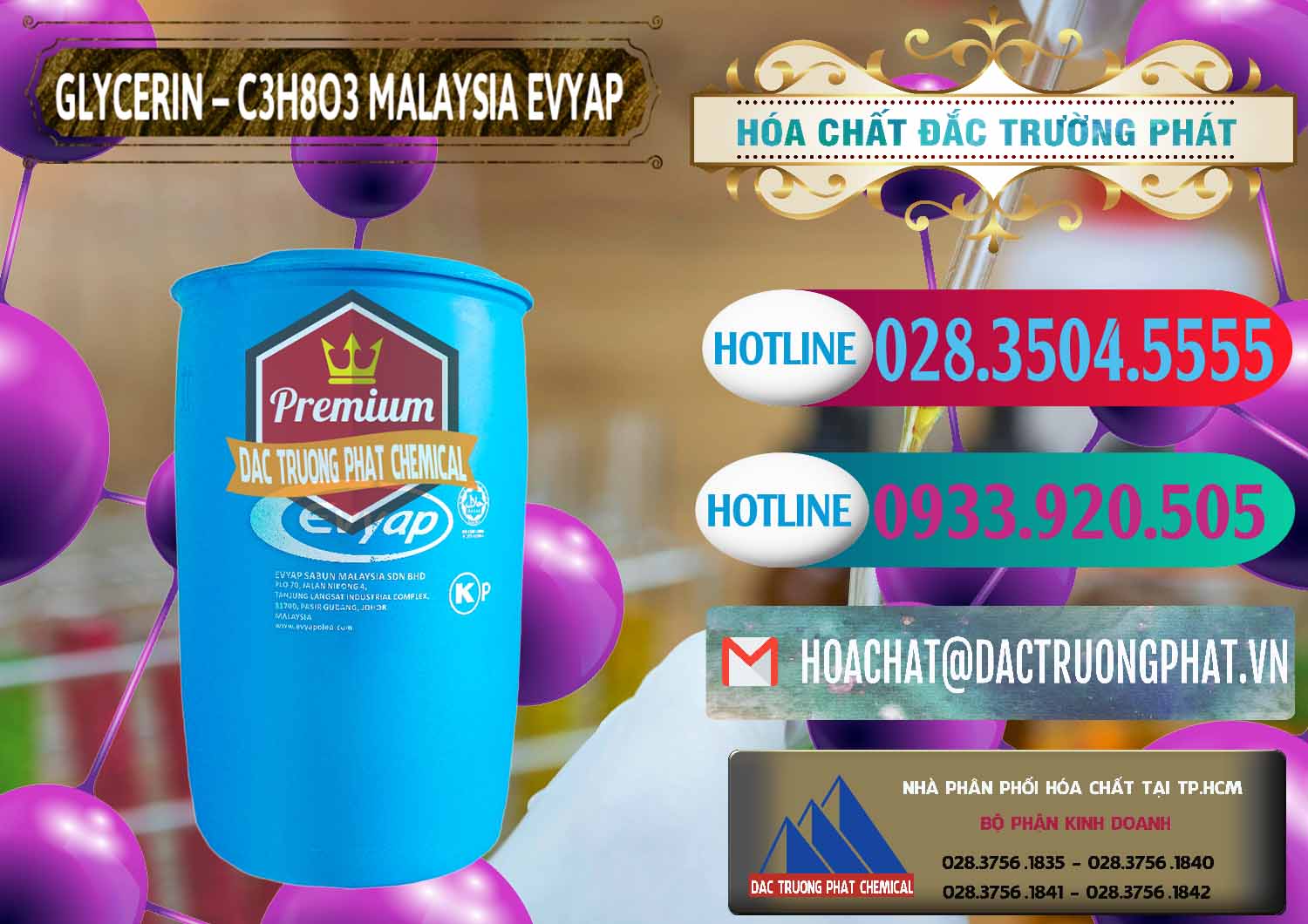 Cung ứng và bán Glycerin – C3H8O3 Malaysia Evyap - 0066 - Cty cung cấp - bán hóa chất tại TP.HCM - truongphat.vn