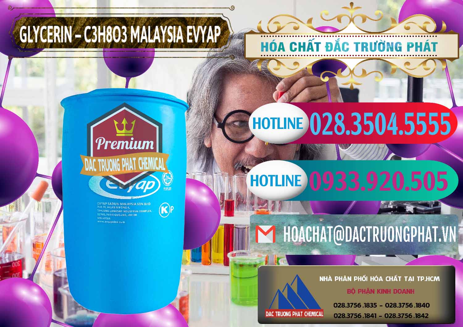 Glycerin – C3H8O3 Malaysia Evyap Công ty cung cấp & bán Glycerin – C3H8O3 Malaysia Evyap - 0066 - Cty cung cấp và kinh doanh hóa chất tại TP.HCM - truongphat.vn