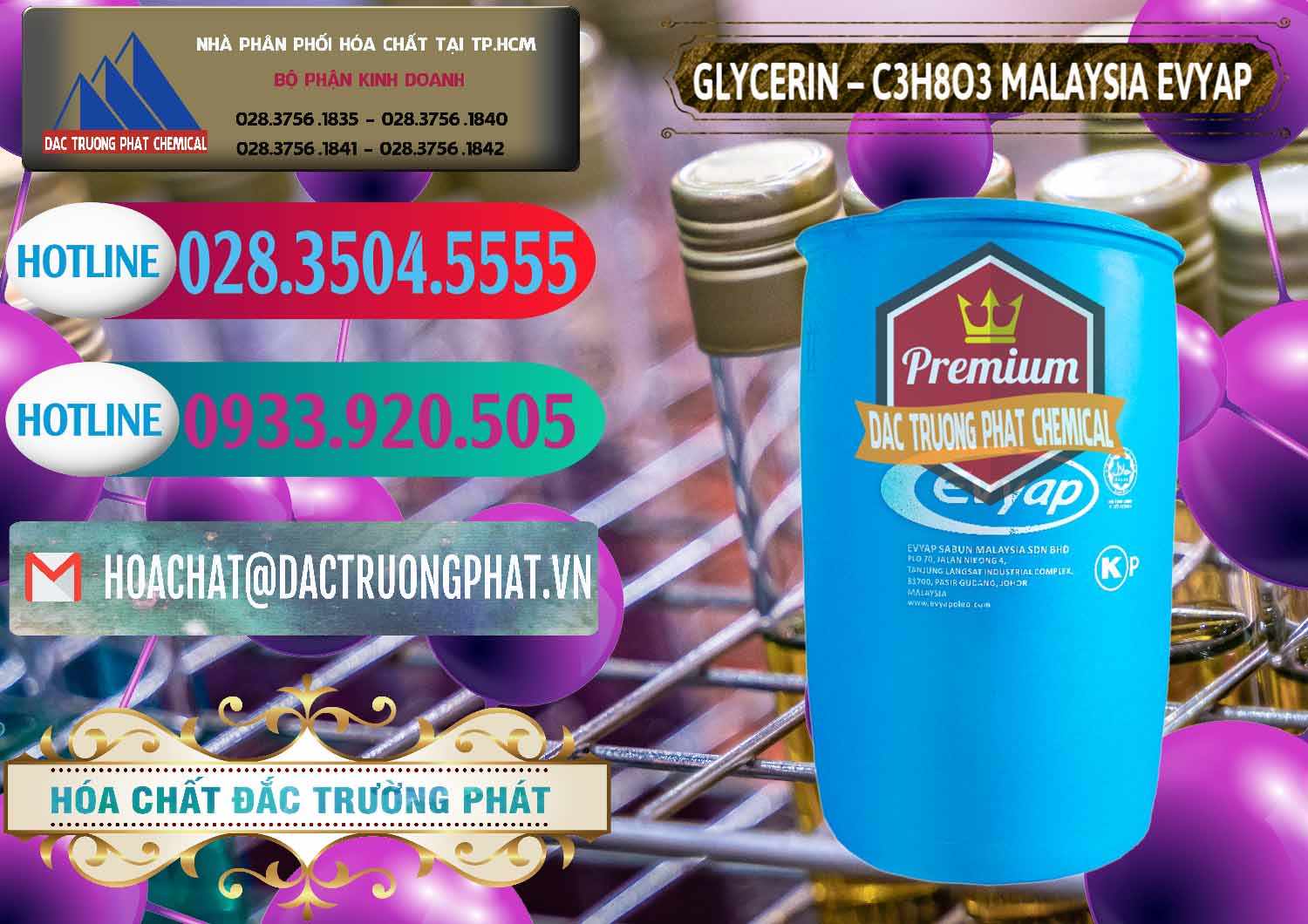 Glycerin – C3H8O3 Malaysia Evyap Đơn vị cung ứng _ bán Glycerin – C3H8O3 Malaysia Evyap - 0066 - Nơi chuyên bán - cung cấp hóa chất tại TP.HCM - truongphat.vn