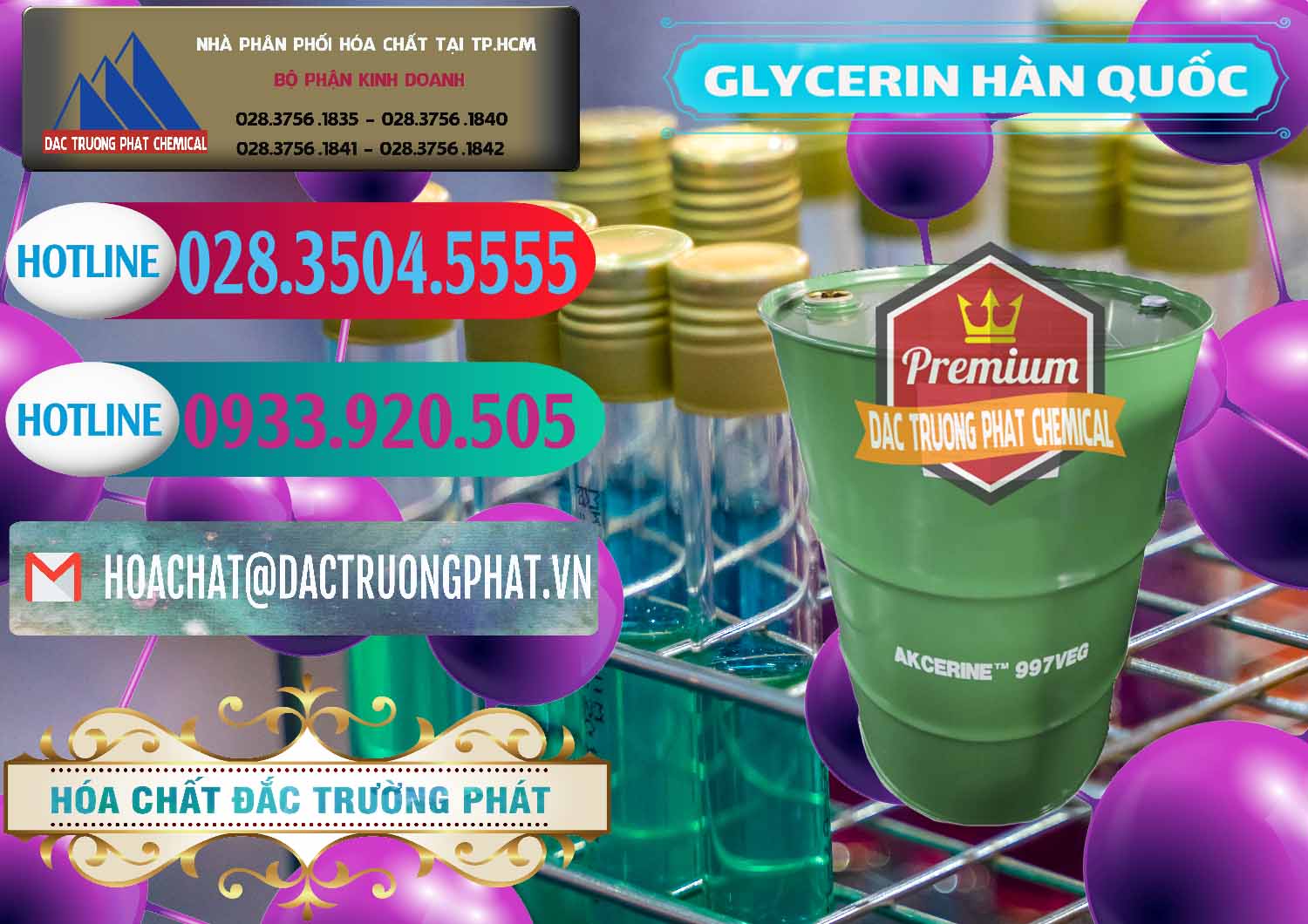 Đơn vị kinh doanh - bán Glycerin – C3H8O3 Hàn Quốc Korea - 0403 - Công ty cung cấp ( kinh doanh ) hóa chất tại TP.HCM - truongphat.vn
