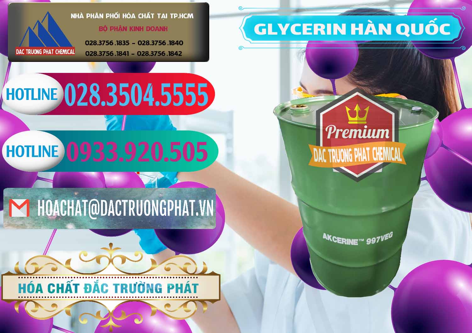 Nơi cung cấp & bán Glycerin – C3H8O3 Hàn Quốc Korea - 0403 - Nơi bán & phân phối hóa chất tại TP.HCM - truongphat.vn