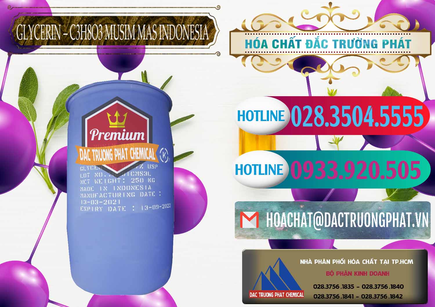 Đơn vị chuyên cung cấp _ bán Glycerin – C3H8O3 99.7% Musim Mas Indonesia - 0272 - Nơi phân phối - bán hóa chất tại TP.HCM - truongphat.vn
