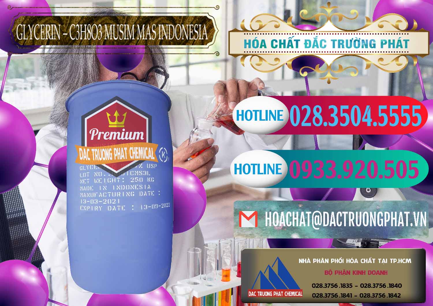 Đơn vị chuyên cung cấp - bán Glycerin – C3H8O3 99.7% Musim Mas Indonesia - 0272 - Đơn vị kinh doanh _ phân phối hóa chất tại TP.HCM - truongphat.vn