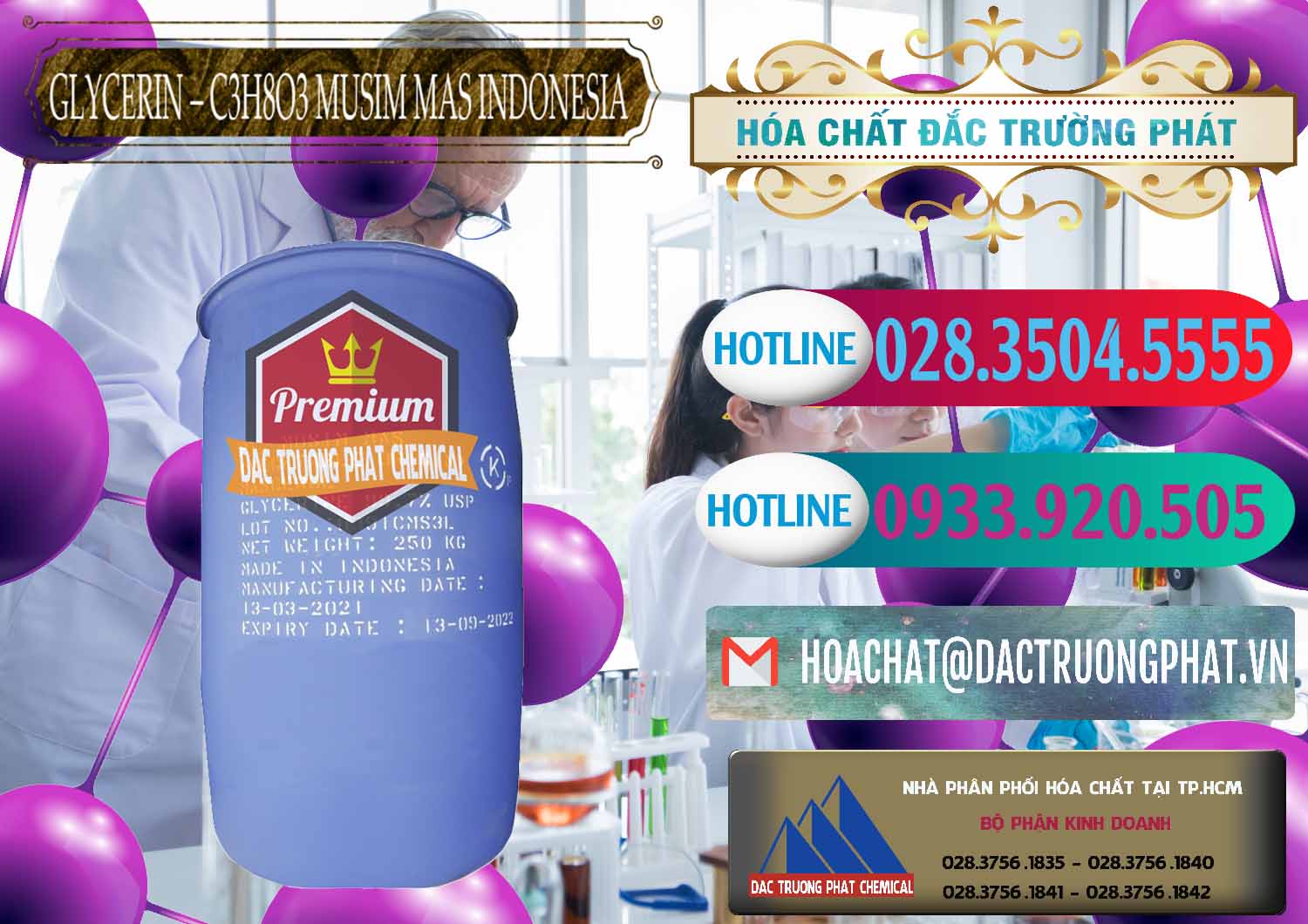 Cty chuyên bán _ cung ứng Glycerin – C3H8O3 99.7% Musim Mas Indonesia - 0272 - Cty chuyên phân phối và nhập khẩu hóa chất tại TP.HCM - truongphat.vn