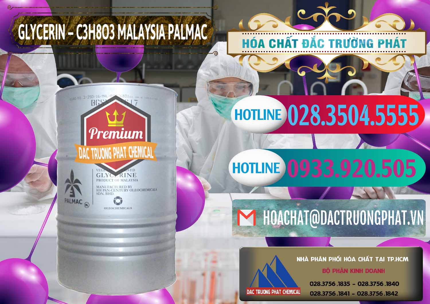 Glycerin – C3H8O3 99.7% Malaysia Palmac Cung ứng - bán Glycerin – C3H8O3 99.7% Malaysia Palmac - 0067 - Cty chuyên cung cấp _ nhập khẩu hóa chất tại TP.HCM - truongphat.vn