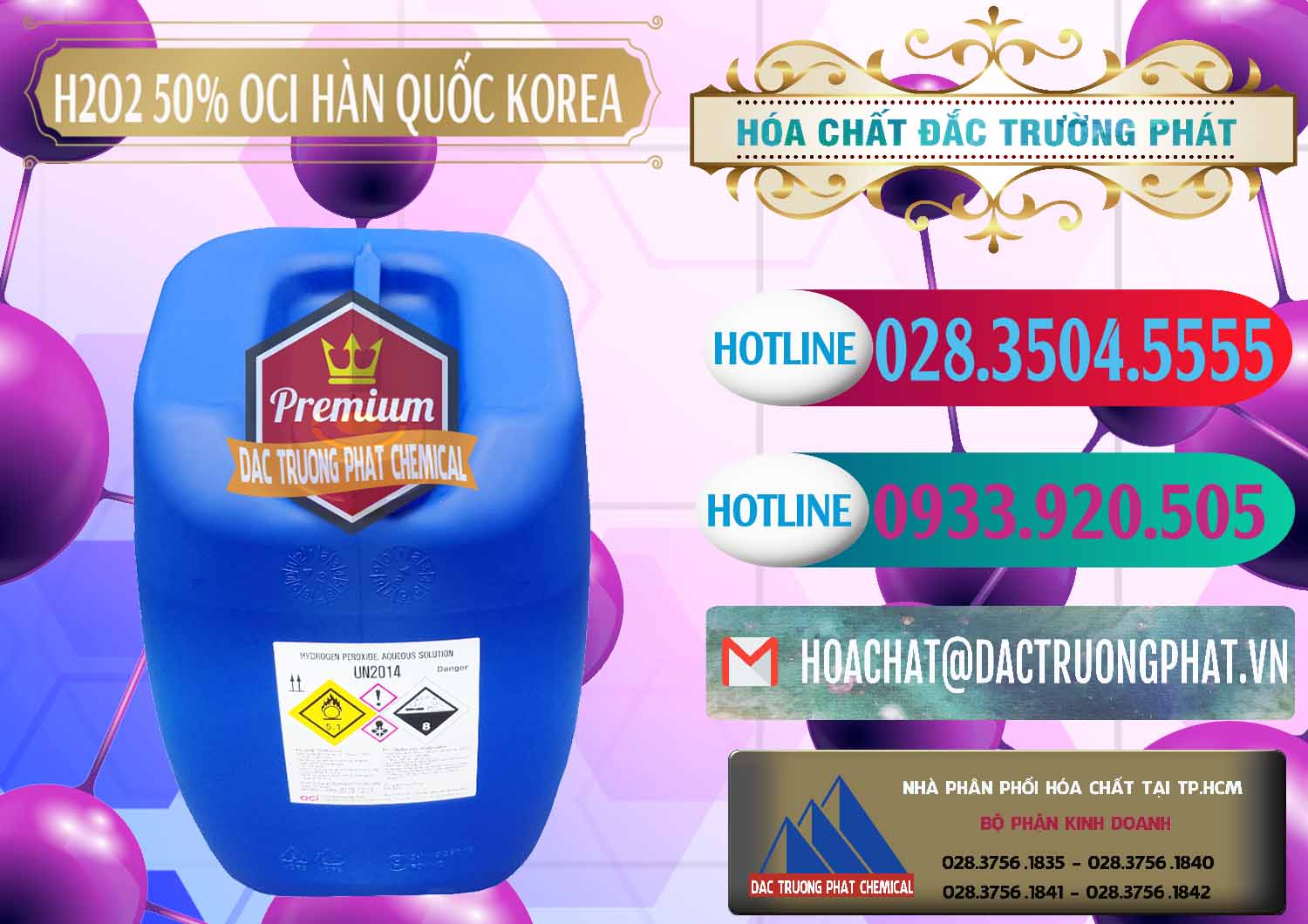Cty phân phối và bán H2O2 - Hydrogen Peroxide 50% OCI Hàn Quốc Korea - 0075 - Công ty cung cấp và nhập khẩu hóa chất tại TP.HCM - truongphat.vn