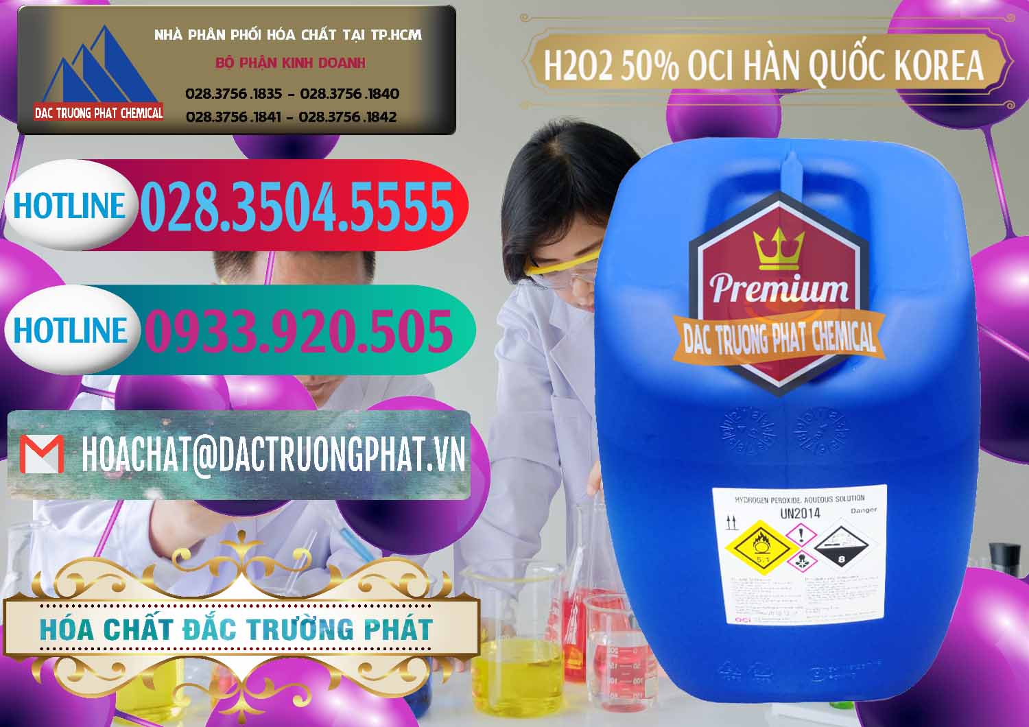 Nơi chuyên phân phối & bán H2O2 - Hydrogen Peroxide 50% OCI Hàn Quốc Korea - 0075 - Cung ứng và phân phối hóa chất tại TP.HCM - truongphat.vn
