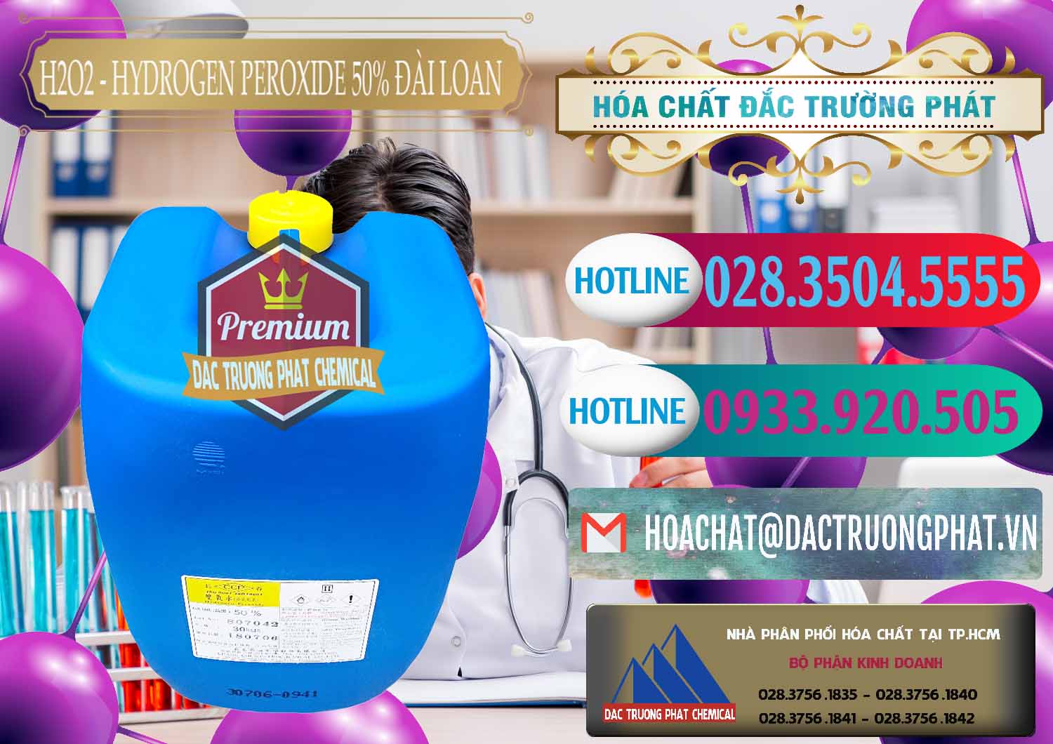 Cty bán þ kinh doanh Hóa Chất Công Nghiệp hóa chất Nước Oxy H2O2 > Hydrogen Peroxide Nơi chuyên cung ứng ( bán ) H2O2 - Hydrogen Peroxide 50% Đài Loan Taiwan Chang Chun - 0069 - Công ty cung cấp và nhập khẩu hóa chất tại TP.HCM - truongphat.vn