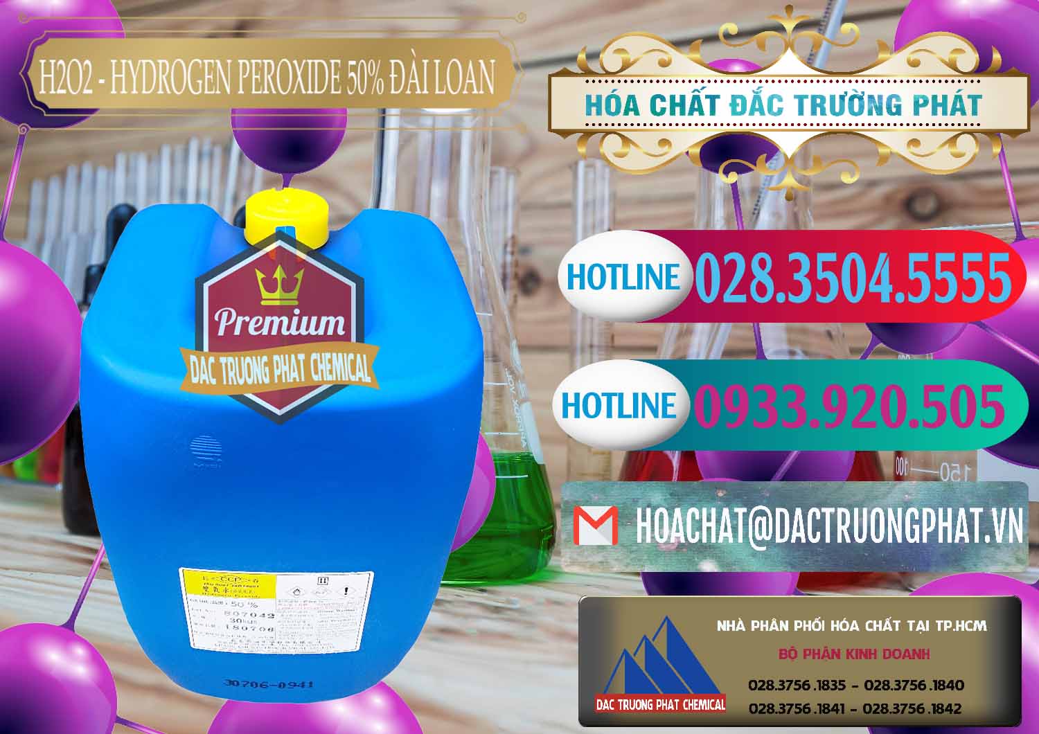 Công ty bán « thương mại hóa chất Oxy H2O2 ß Hydrogen Peroxide 50% Đài Loan Taiwan Chang Chun Nơi chuyên bán - cung ứng H2O2 - Hydrogen Peroxide 50% Đài Loan Taiwan Chang Chun - 0069 - Cty nhập khẩu ( cung cấp ) hóa chất tại TP.HCM - truongphat.vn