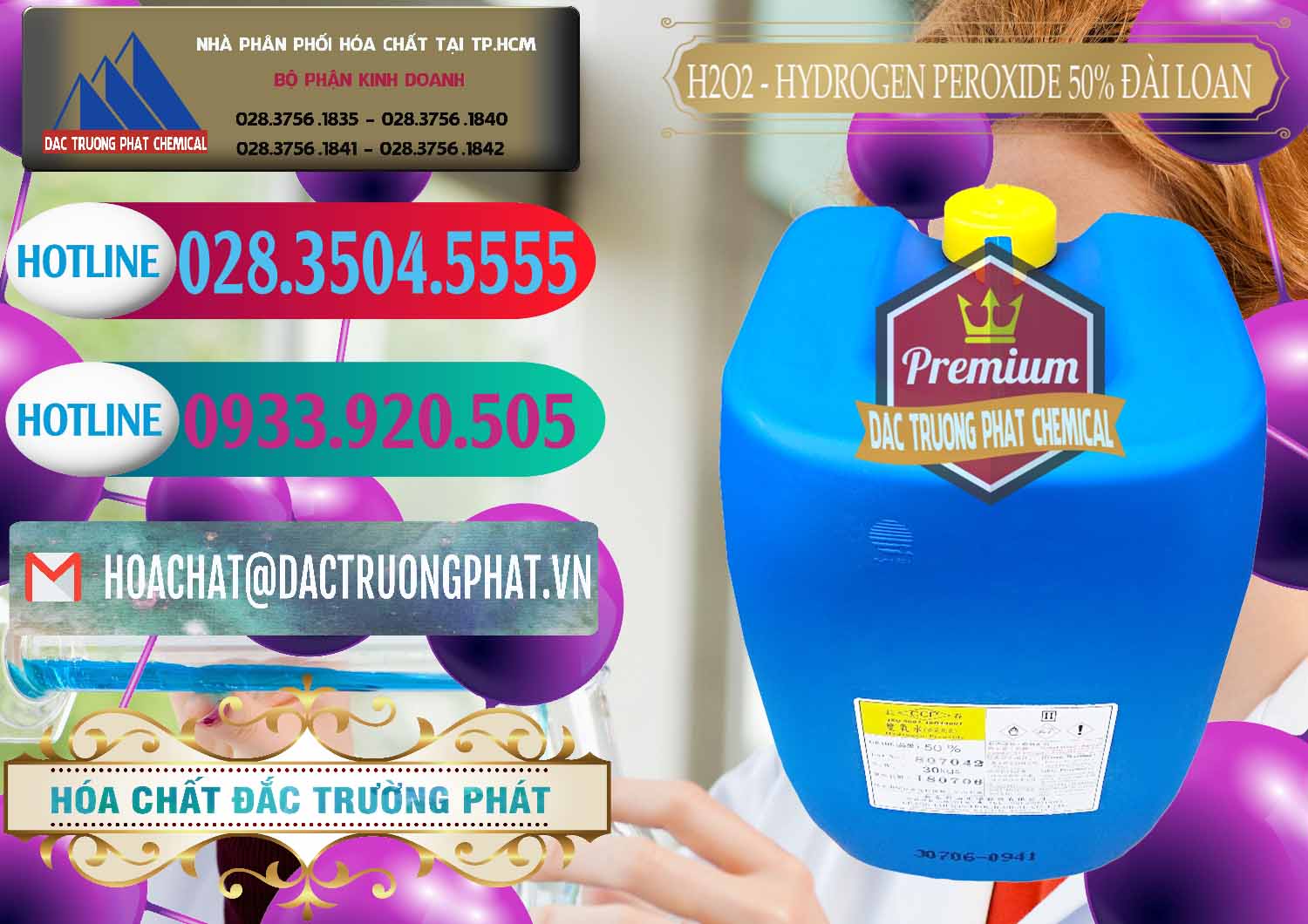 Nơi chuyên bán & phân phối hóa chất Oxy Già © Nước H2O2 50% Đài Loan Taiwan Chang Chun tại Hậu Giang Chuyên nhập khẩu ( bán ) H2O2 - Hydrogen Peroxide 50% Đài Loan Taiwan Chang Chun - 0069 - Nơi chuyên bán & cung cấp hóa chất tại TP.HCM - truongphat.vn
