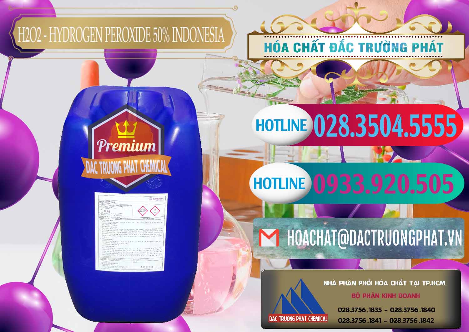 Nhập khẩu - bán H2O2 - Hydrogen Peroxide 50% Evonik Indonesia - 0070 - Công ty chuyên kinh doanh - cung cấp hóa chất tại TP.HCM - truongphat.vn