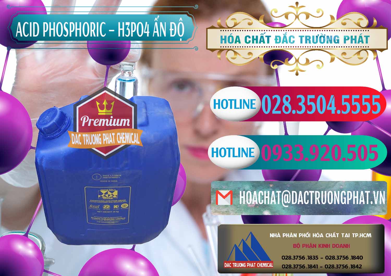 Nơi chuyên bán _ cung ứng Axit Phosphoric H3PO4 85% Ấn Độ - 0350 - Nơi cung cấp _ phân phối hóa chất tại TP.HCM - truongphat.vn