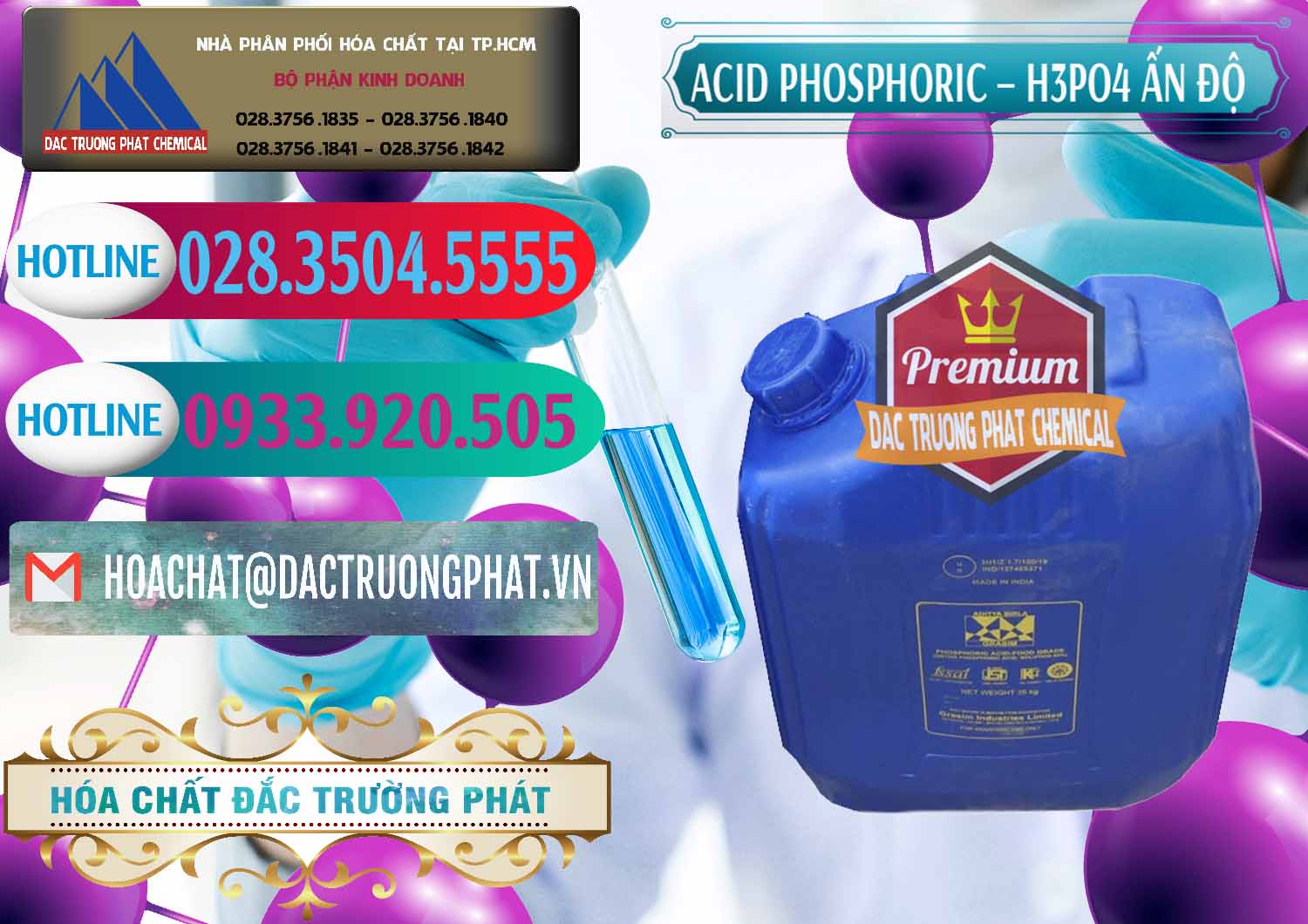 Đơn vị chuyên cung cấp & bán Axit Phosphoric H3PO4 85% Ấn Độ - 0350 - Đơn vị cung cấp & nhập khẩu hóa chất tại TP.HCM - truongphat.vn