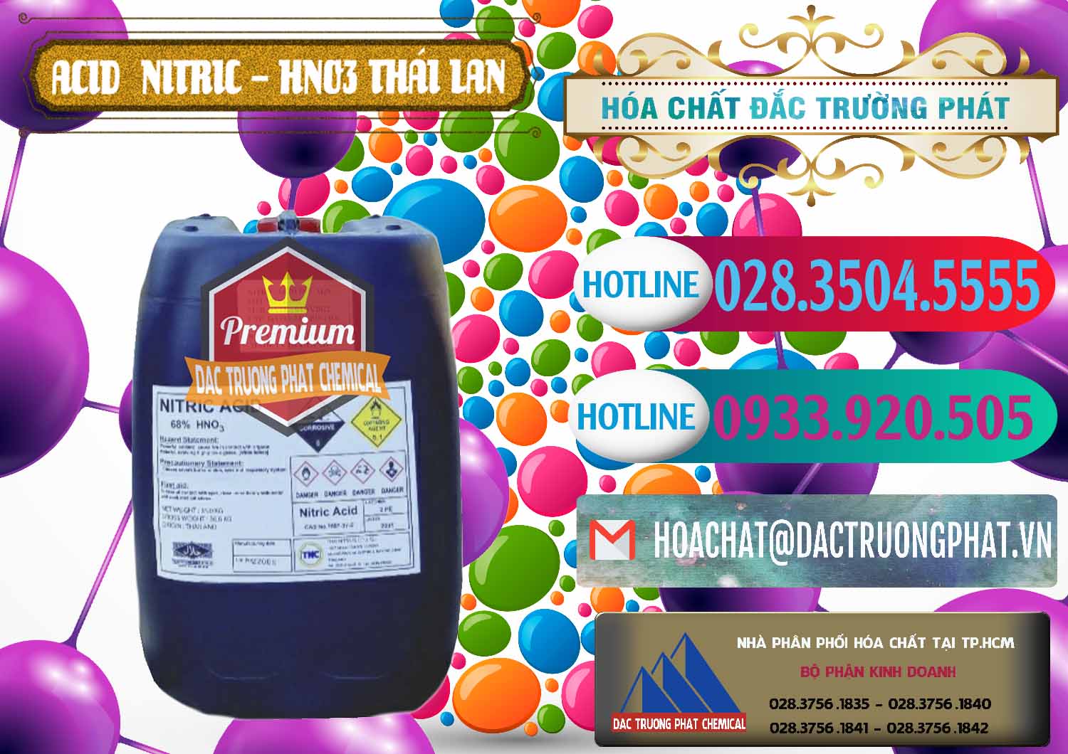 Nơi phân phối - bán Acid Nitric – Axit Nitric HNO3 Thái Lan Thailand - 0344 - Cty phân phối & cung cấp hóa chất tại TP.HCM - truongphat.vn