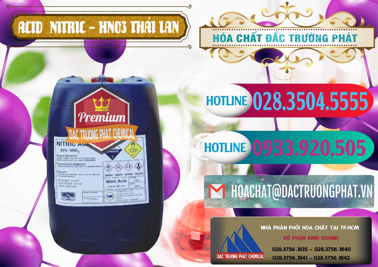 Cty chuyên cung cấp và bán Acid Nitric – Axit Nitric HNO3 Thái Lan Thailand - 0344 - Công ty chuyên cung ứng và phân phối hóa chất tại TP.HCM - truongphat.vn