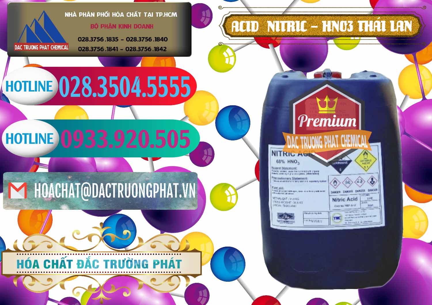 Công ty chuyên cung ứng & bán Acid Nitric – Axit Nitric HNO3 Thái Lan Thailand - 0344 - Đơn vị chuyên kinh doanh ( phân phối ) hóa chất tại TP.HCM - truongphat.vn