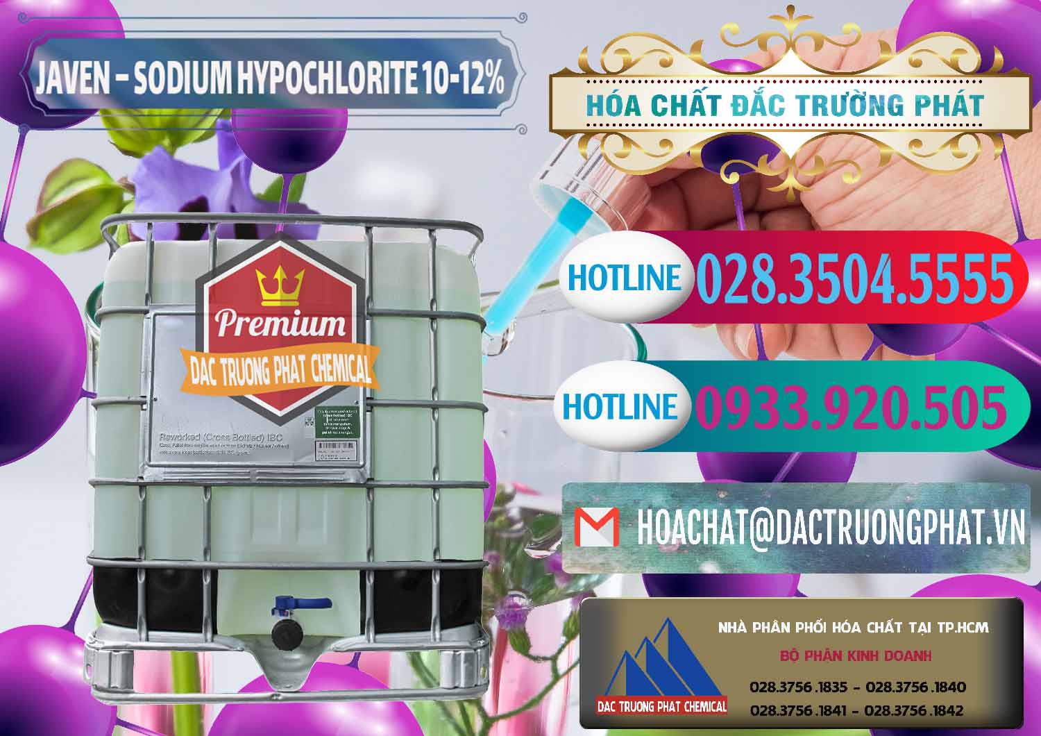 Công ty chuyên phân phối - cung ứng Javen - Sodium Hypochlorite 10-12% Việt Nam - 0188 - Nhà phân phối ( cung ứng ) hóa chất tại TP.HCM - truongphat.vn