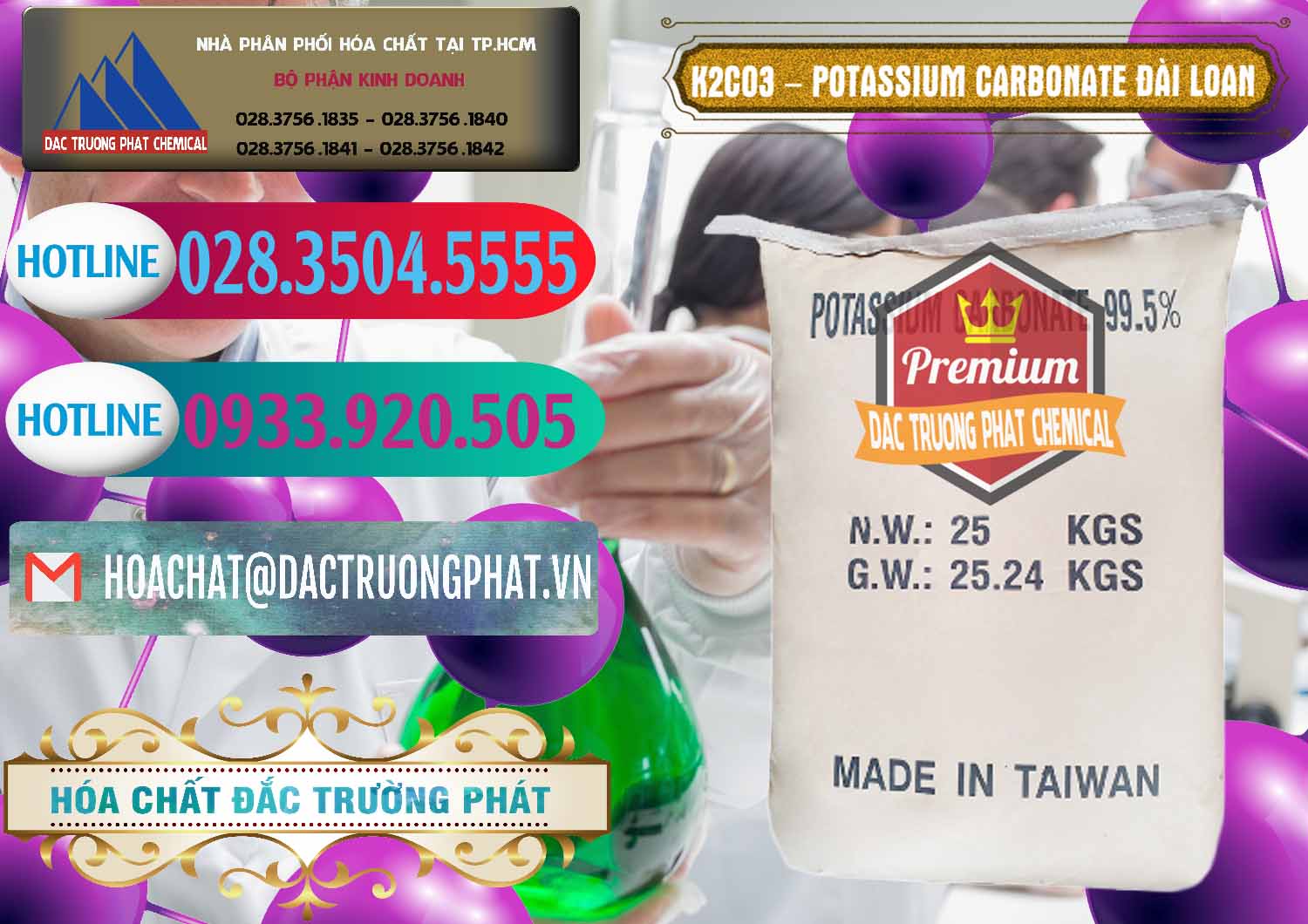 Công ty chuyên kinh doanh & bán K2Co3 – Potassium Carbonate Đài Loan Taiwan - 0474 - Nơi cung ứng _ phân phối hóa chất tại TP.HCM - truongphat.vn