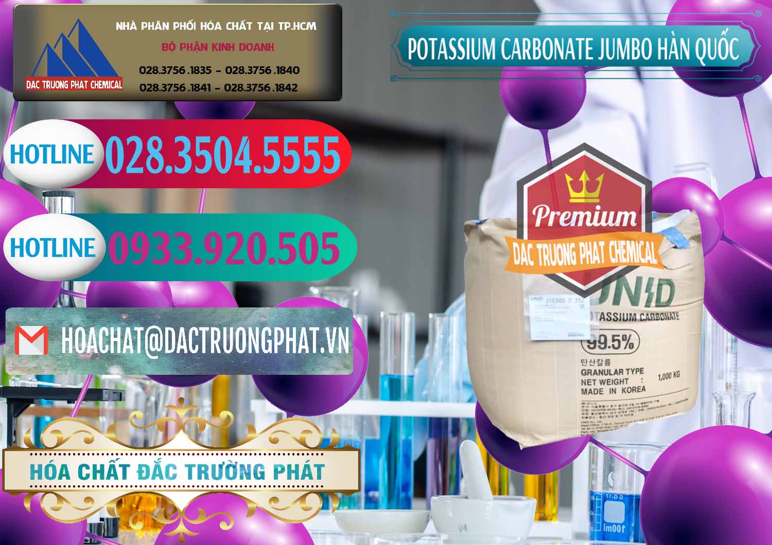 Nơi chuyên nhập khẩu _ bán K2Co3 – Potassium Carbonate Jumbo Bành Unid Hàn Quốc Korea - 0434 - Nhà phân phối _ nhập khẩu hóa chất tại TP.HCM - truongphat.vn