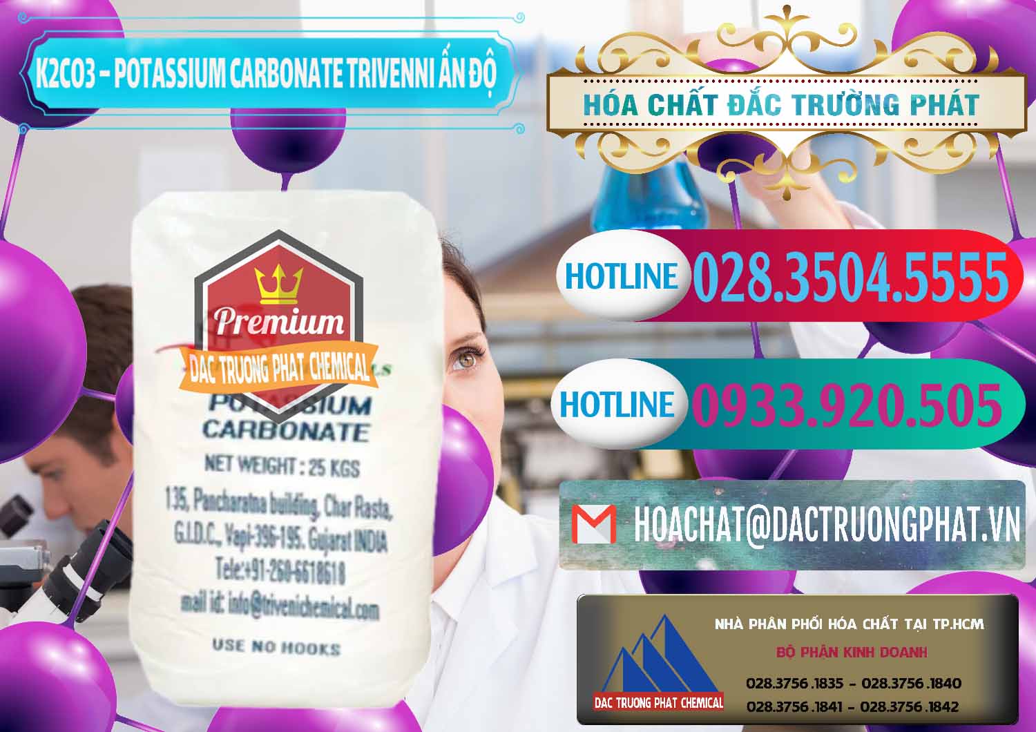 Công ty kinh doanh và bán K2Co3 – Potassium Carbonate Trivenni Ấn Độ India - 0473 - Cty cung cấp & bán hóa chất tại TP.HCM - truongphat.vn