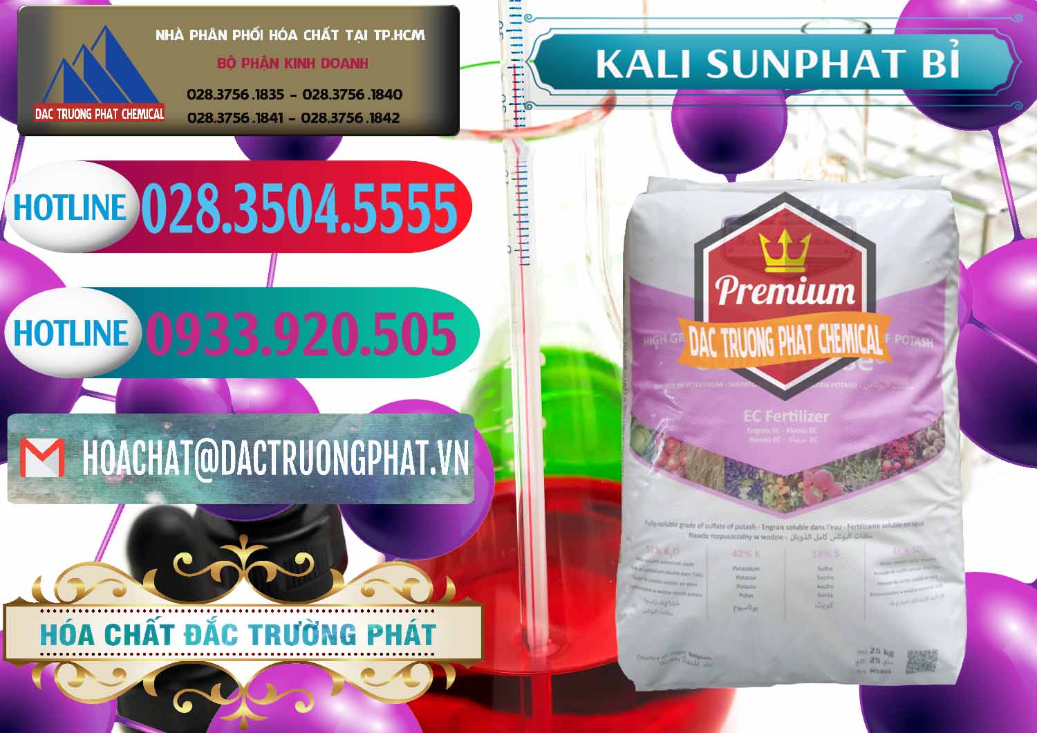 Chuyên bán ( phân phối ) Kali Sunphat – K2SO4 Bỉ Belgium - 0406 - Nơi chuyên cung cấp - kinh doanh hóa chất tại TP.HCM - truongphat.vn