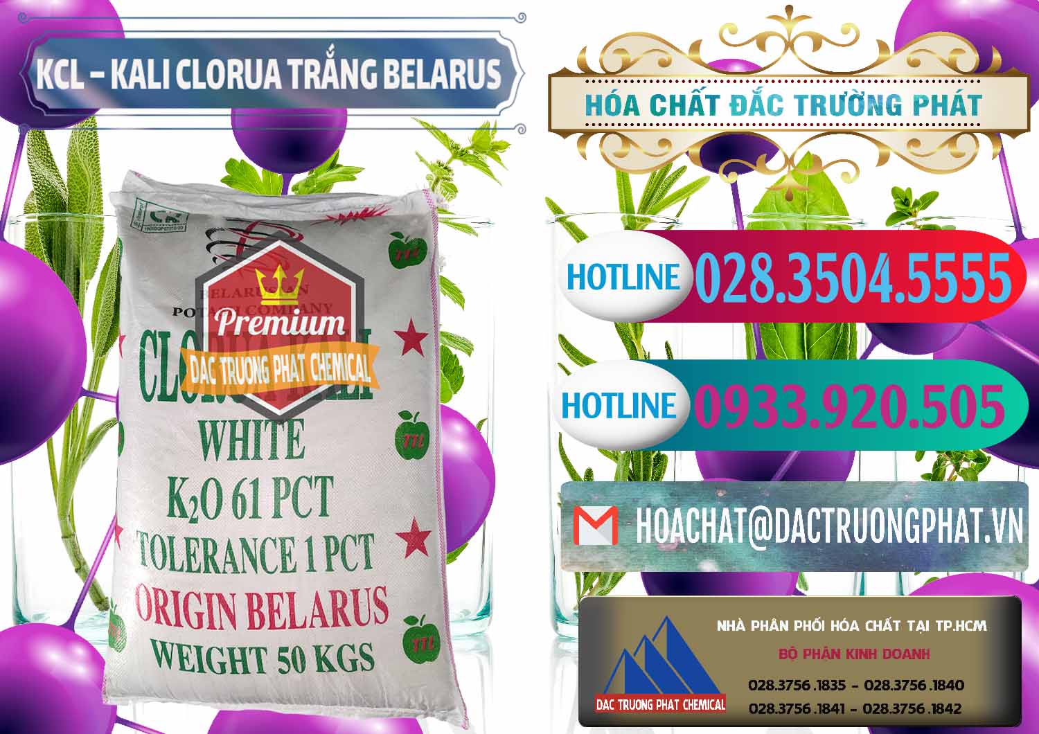Công ty bán - cung cấp KCL – Kali Clorua Trắng Belarus - 0085 - Đơn vị chuyên phân phối & nhập khẩu hóa chất tại TP.HCM - truongphat.vn