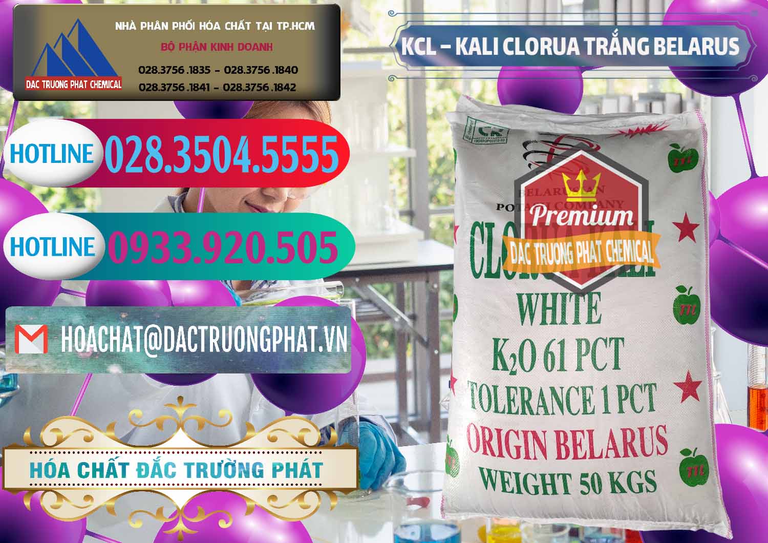Đơn vị chuyên cung ứng - bán KCL – Kali Clorua Trắng Belarus - 0085 - Đơn vị cung cấp - kinh doanh hóa chất tại TP.HCM - truongphat.vn