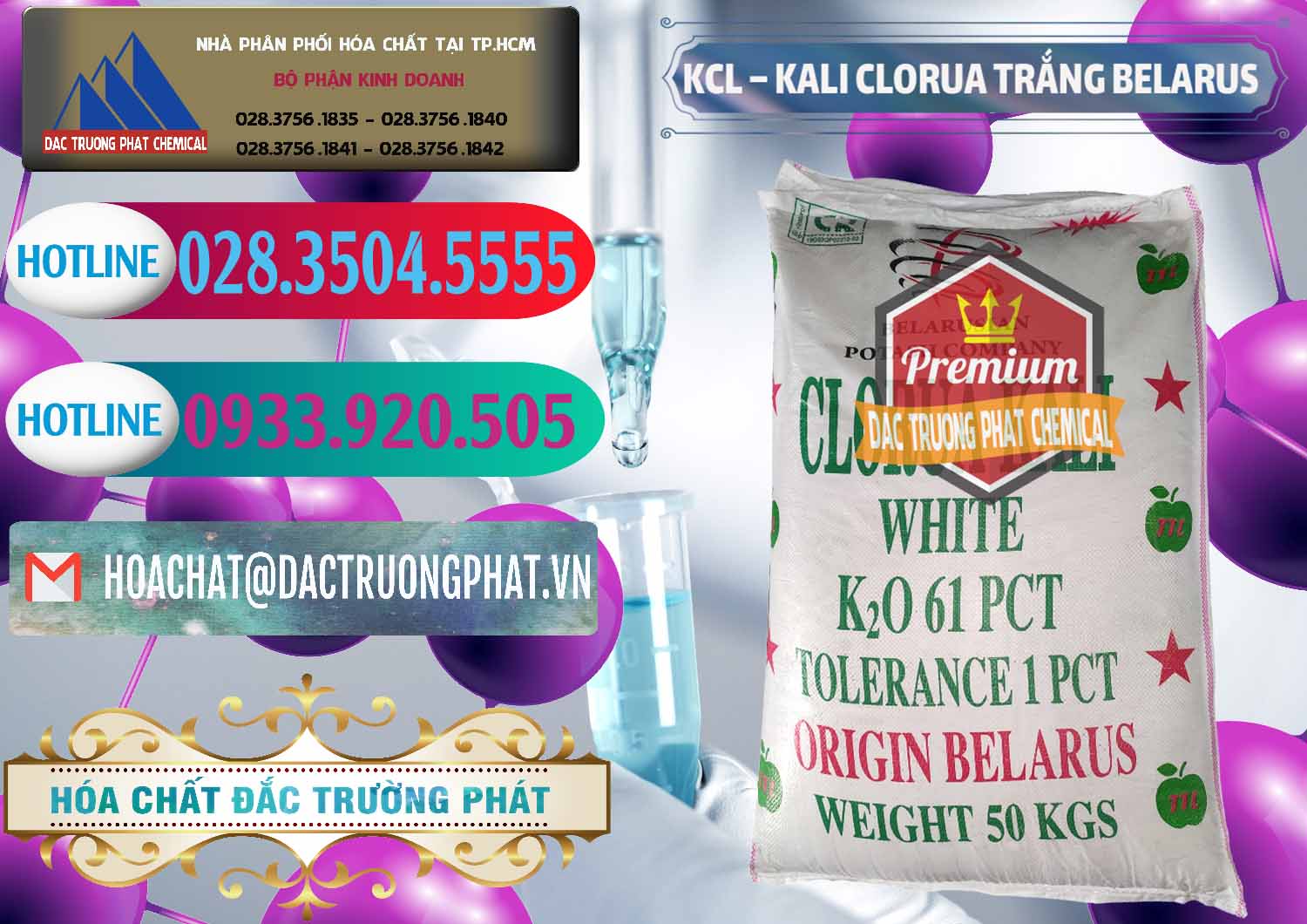 Đơn vị kinh doanh và bán KCL – Kali Clorua Trắng Belarus - 0085 - Đơn vị chuyên cung ứng _ phân phối hóa chất tại TP.HCM - truongphat.vn