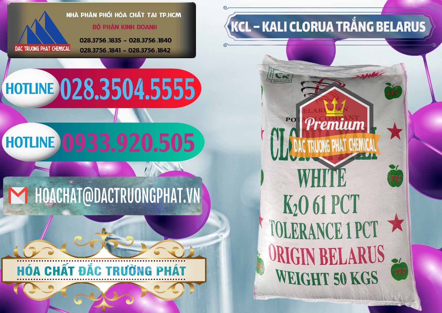 Đơn vị chuyên phân phối & bán KCL – Kali Clorua Trắng Belarus - 0085 - Nơi chuyên cung cấp _ nhập khẩu hóa chất tại TP.HCM - truongphat.vn