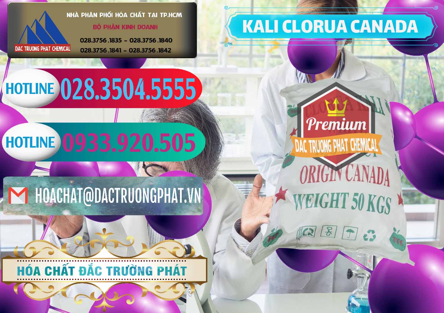 Bán _ cung cấp KCL – Kali Clorua Trắng Canada - 0437 - Đơn vị chuyên bán ( cung cấp ) hóa chất tại TP.HCM - truongphat.vn