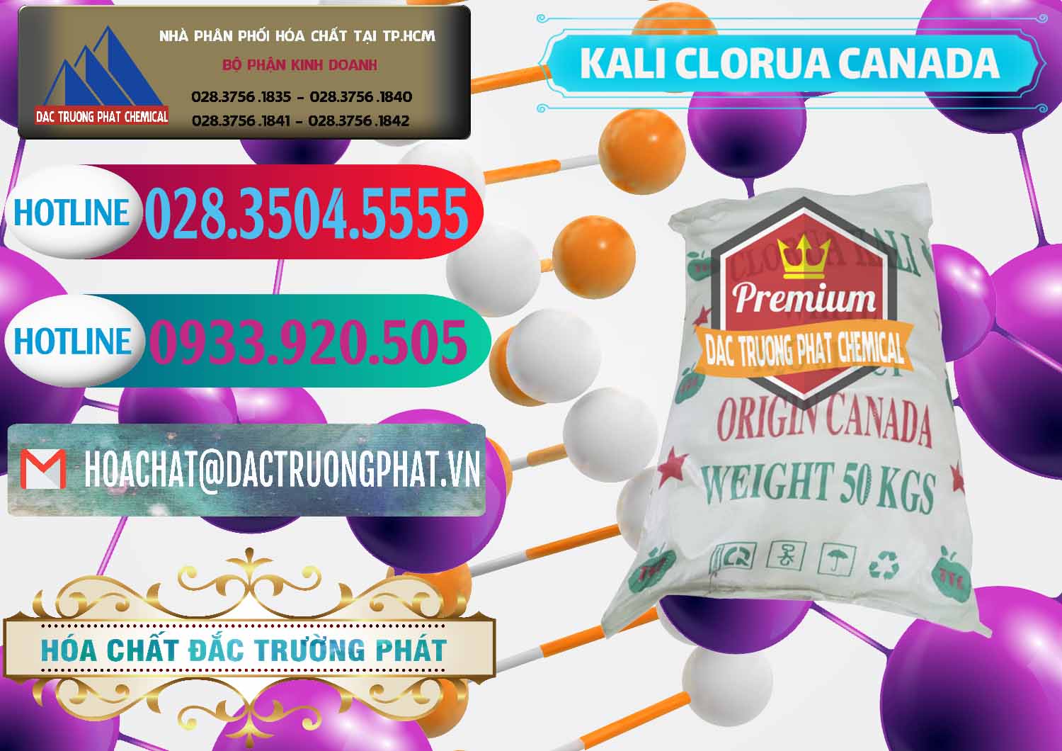 Đơn vị nhập khẩu và bán KCL – Kali Clorua Trắng Canada - 0437 - Nơi chuyên nhập khẩu & cung cấp hóa chất tại TP.HCM - truongphat.vn