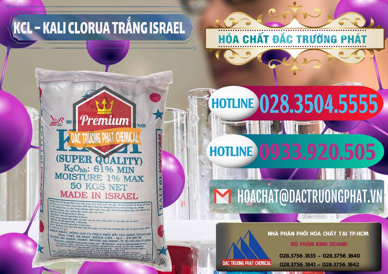 Nơi chuyên cung cấp ( bán ) KCL – Kali Clorua Trắng Israel - 0087 - Cty chuyên bán & cung cấp hóa chất tại TP.HCM - truongphat.vn