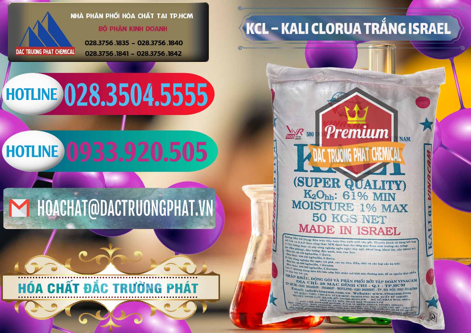 Cty cung cấp và bán KCL – Kali Clorua Trắng Israel - 0087 - Phân phối & bán hóa chất tại TP.HCM - truongphat.vn